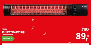 Aanbieding: Terrasverwarming Golden Shadow