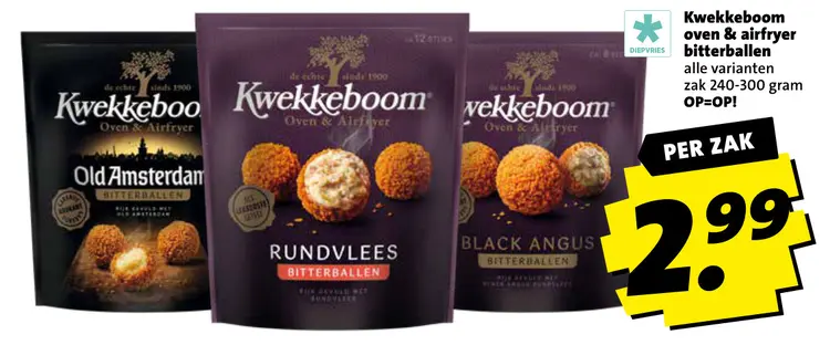 Aanbieding: oven & airfryer bitterballen
