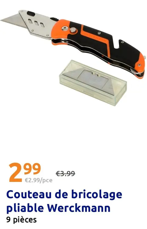 Offre: Couteau de bricolage pliable