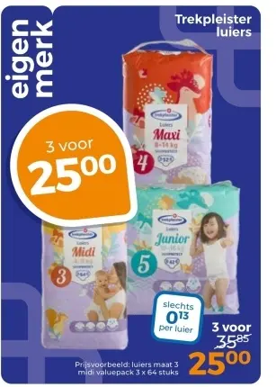 Aanbieding: Trekpleister luiers