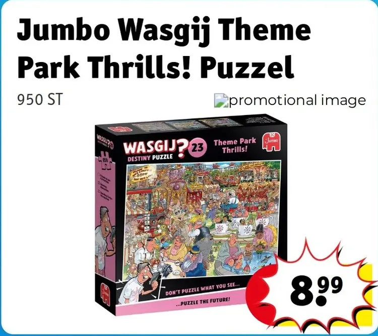 Promotie: Jumbo Wasgij Theme Park Thrills! Puzzel