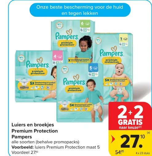 Promotie: Luiers en broekjes Premium Protection