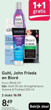 Aanbieding: Guhl, John Frieda en Bioré