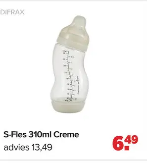 Aanbieding: S-Fles 310ml Creme