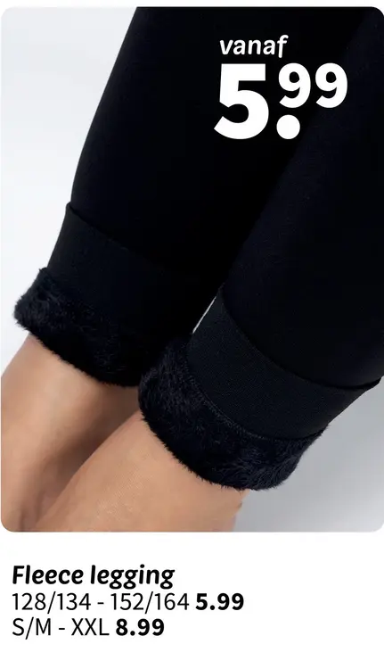 Promotie: Fleece legging