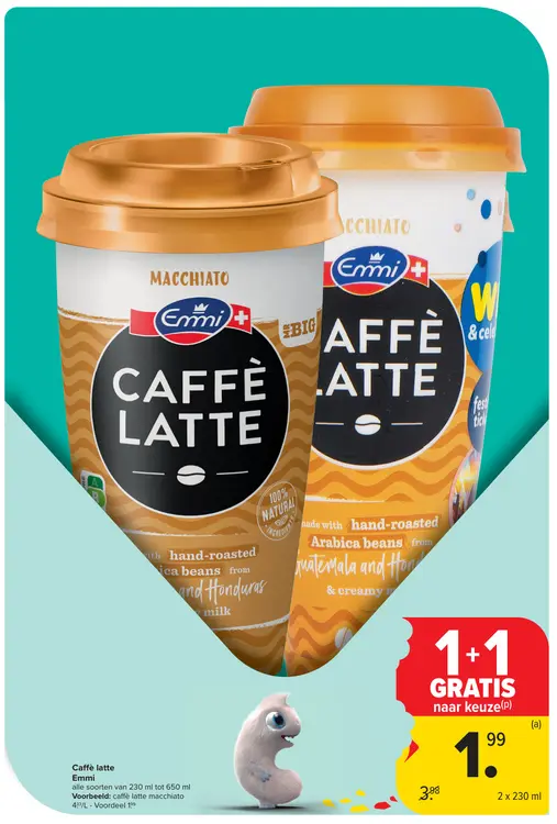 Aanbieding: Caffè latte