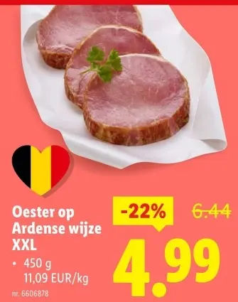 Aanbieding: Oester op Ardense wijze XXL