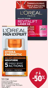 Offre: L'Oréal Paris ou Men Expert