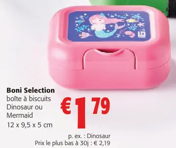 Offre: Boîte à biscuits Dinosaur ou Mermaid