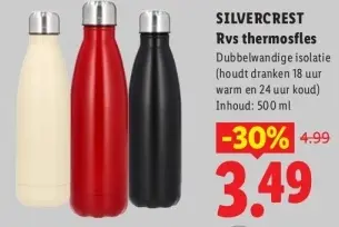 Aanbieding: RVS thermosfles