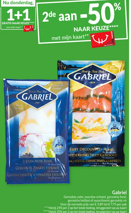 Promotie: Gerookte zalm, noordse schotel, gerookte fore