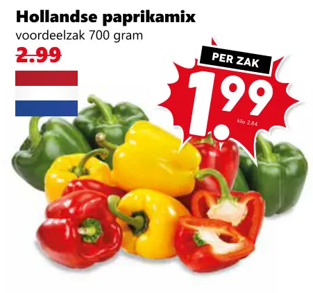 Aanbieding: Hollandse paprikamix