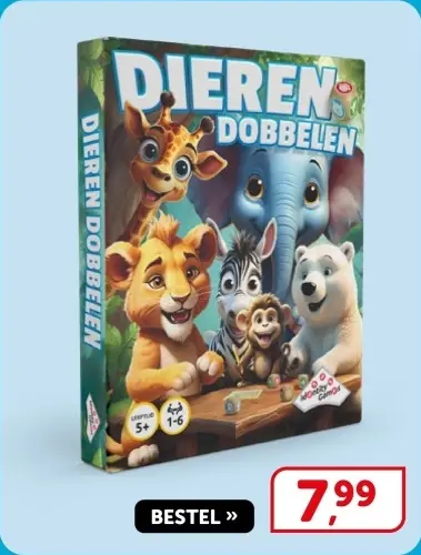Aanbieding: Dieren dobbelen