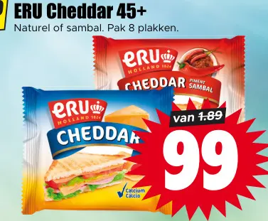 Aanbieding: Cheddar 45+