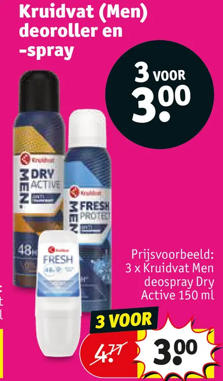 Promotie: Deoroller en -spray