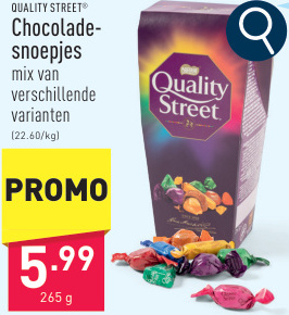 Aanbieding: QUALITY STREET® Chocolade-snoepjes