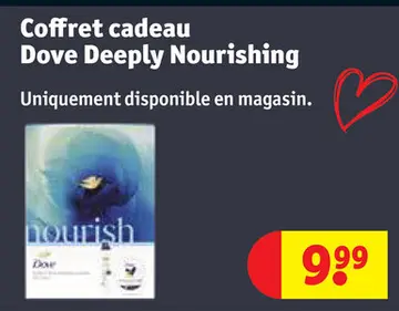Offre: Coffret cadeau Dove Deeply Nourishing