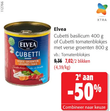 Promotie: Cubetti of tomatenblokjes