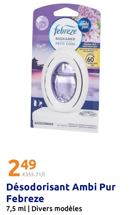 Offre: Désodorisant Ambi Pur Febreze