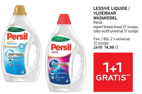 Offre: Lessive liquide / vloeibaar wasmiddel