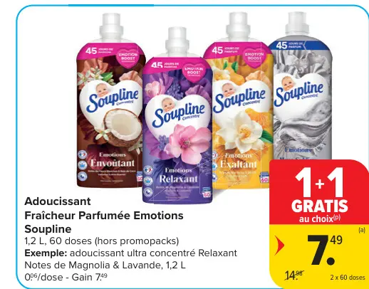 Offre: Adoucissant Fraîcheur Parfumée Emotions