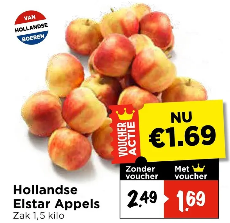 Aanbieding: Hollandse Elstar Appels