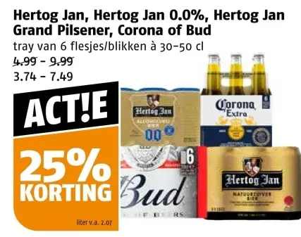Aanbieding: Hertog Jan, Hertog Jan 0.0%, Hertog Jan Grand