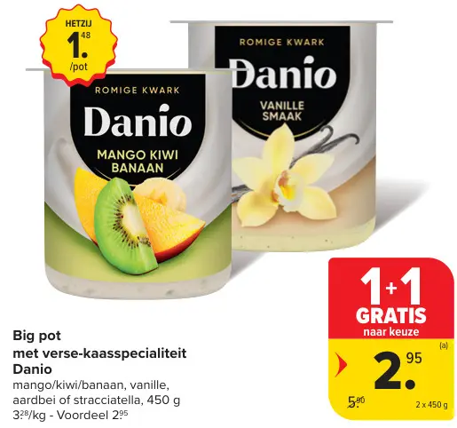 Promotie: Big pot met verse-kaasspecialiteit