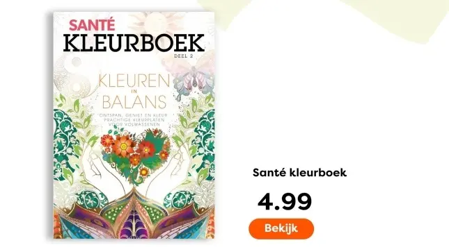 Aanbieding: Santé kleurboek