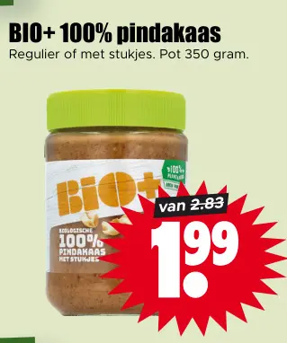 Aanbieding: 100% pindakaas