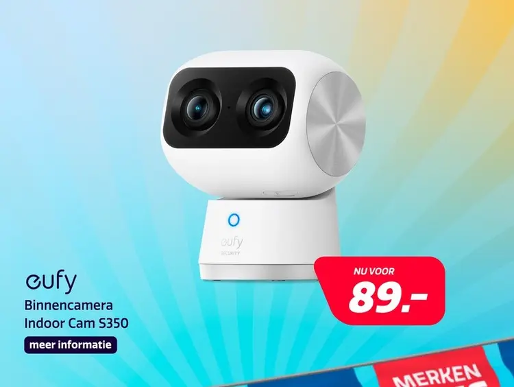 Aanbieding: Eufy Indoor Cam S350
