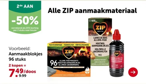 Promotie: Aanmaakblokjes