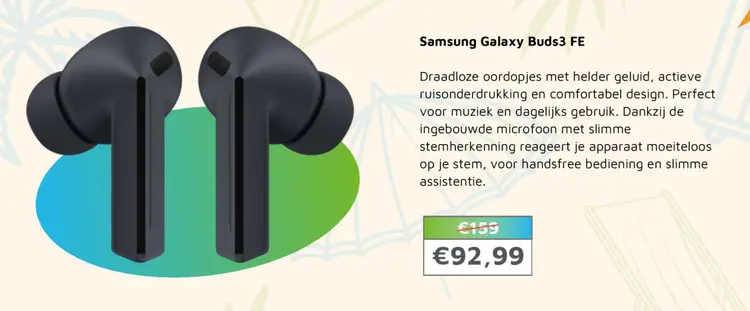Aanbieding: Samsung Galaxy Buds3 FE