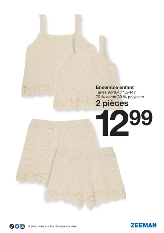 Offre: Ensemble enfant