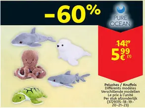 Offre: Peluches / Knuffels