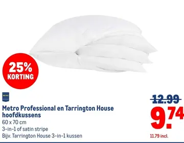 Aanbieding: Metro Professional en Tarrington House hoofdk