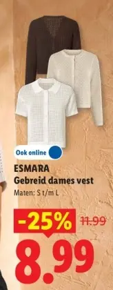 Aanbieding: Gebreid dames vest