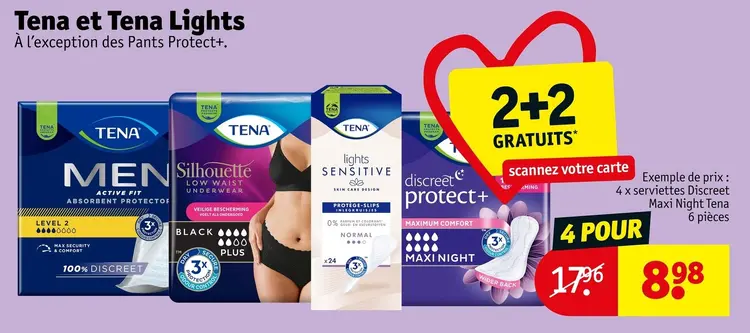 Offre: Tena et Tena Lights