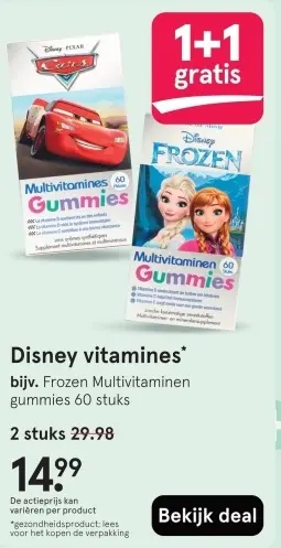 Aanbieding: Disney vitamines