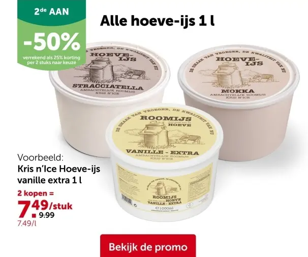Promotie: Hoeve-ijs