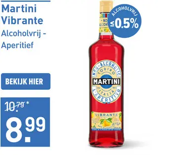 Aanbieding: Martini Vibrante 75CL Mixen