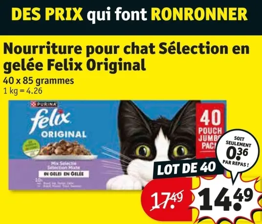 Offre: Nourriture pour chat Sélection en gelée Felix