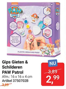 Aanbieding: Gips Gieten & Schilderen