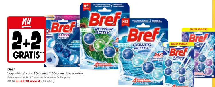 Promotie: Bref Power Activ oceaan