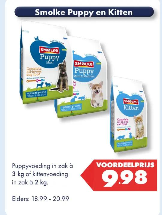 Aanbieding: Smølke Puppy en Kitten