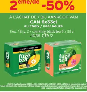 Offre: Fuze Tea sparkling black tea