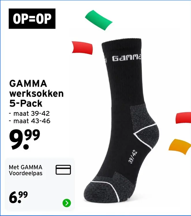 Aanbieding: Werksokken 5-Pack