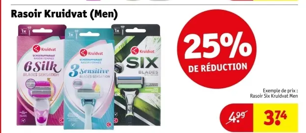 Offre: Rasoir Kruidvat (Men)