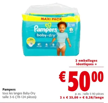 Offre: Pampers 