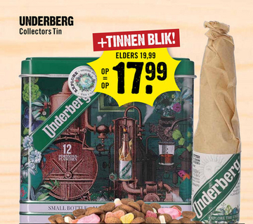 Aanbieding: Underberg Collectors Tin geschenkverpakking 